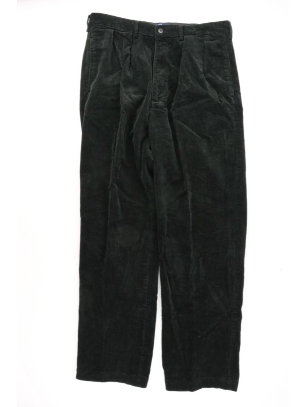 Vintage Polo Ralph Lauren Corduroy Pants Men 33x32 Brown Pleated RL Andrew Pant
